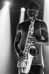 Shabaka Hutchings (King Shabaka) and The Comet is Coming at The Independent in San Francisco on June 19, 2019
