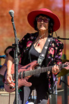 Rosie Flores at Hardly Strictly Bluegrass 2025 in San Francisco on October 4, 2025