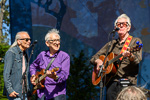 Nick Lowe with Jimmy Dale Gilmore and Bill Kirchen at the Austin de Lone Tribute at Hardly Strictly Bluegrass 2025 in San Francisco on October 4, 2025