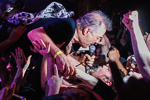Jello Biafra stage diving at his 60th Birthday Celebration