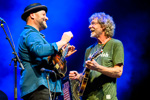 Sam Bush Band joins the MerleFest Midnight Jam in Wilkesboro, NC on April 26, 2025