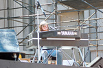 Photos of Bob Weir and Brent Mydland at the Greek Theatre in Berkeley July 10, 1988