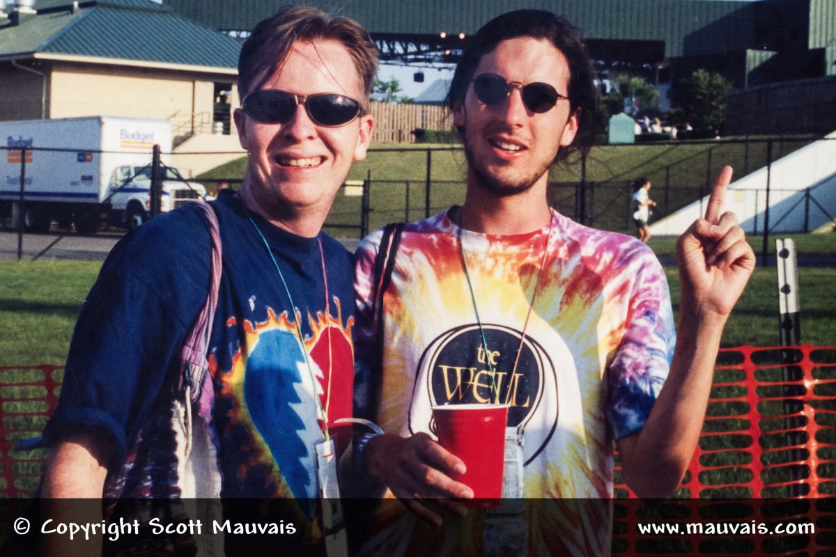 Photo-in-a-Photo: The Shirts | Deer Creek | 7/2/1995